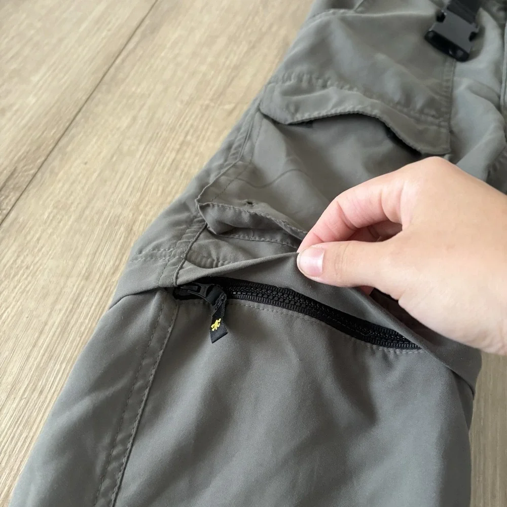 Boy Scouts Of America Switchbacks Pants Small Green Uniform Zip Off‎ Cargo Hike